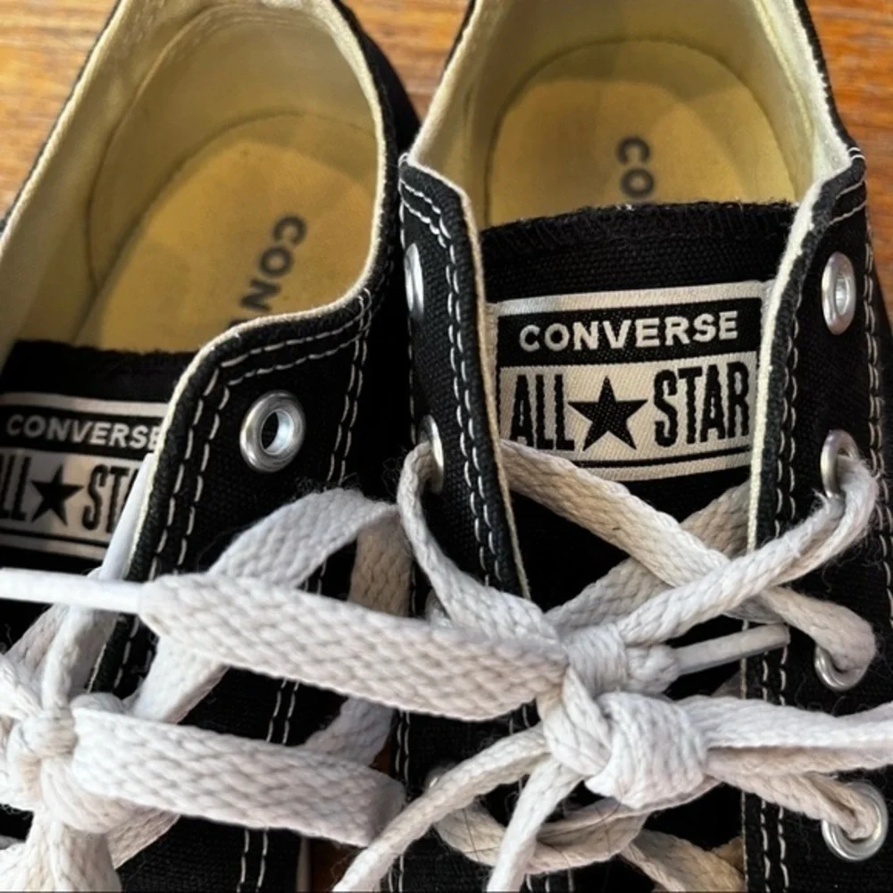 🍻🍕🍭CLOSEOUT: CONVERSE All-Star sneakers lace up black white unisex